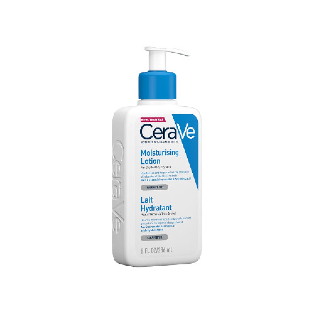 CeraVe Daily Moisturising Lotion - 236ml lightweight body moisturizer  24 Hours