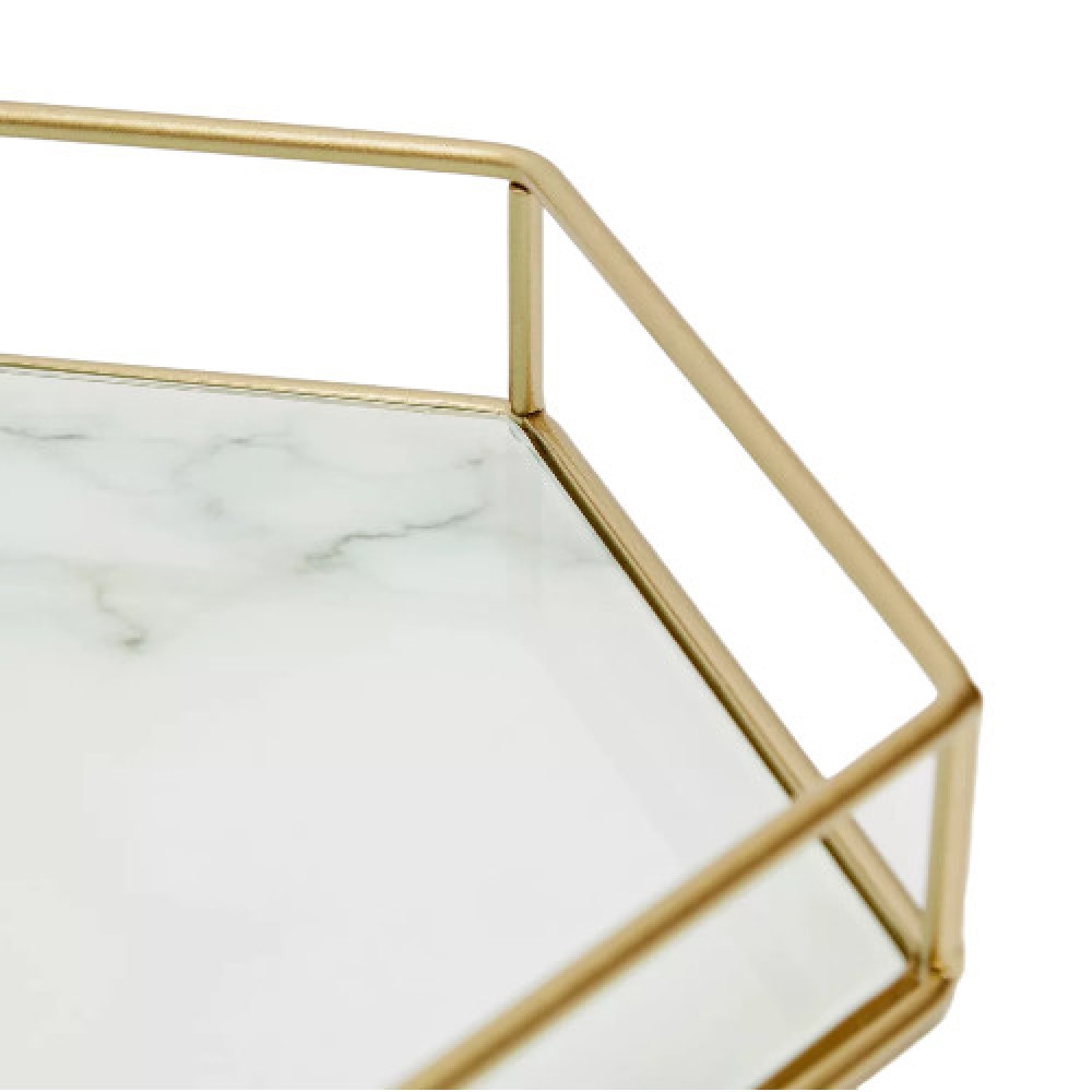 Max Home - Hexagonal Marble Tray