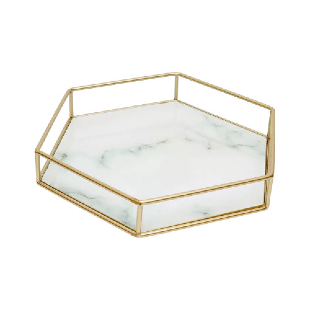 Max Home - Hexagonal Marble Tray