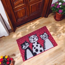 Livarno Home - Polyester Cat Doormat - 60cm x 40cm