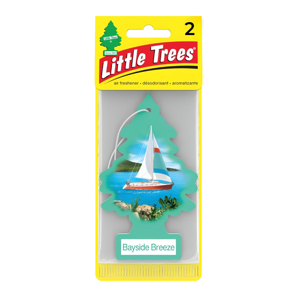 Little Trees Air Fresheners - Set of 2 - Bayside Breeze