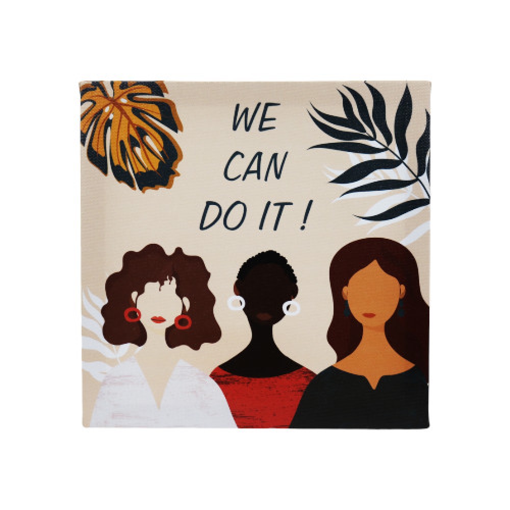 Women's Day Canvas Wall Décor -  We Can Do It!