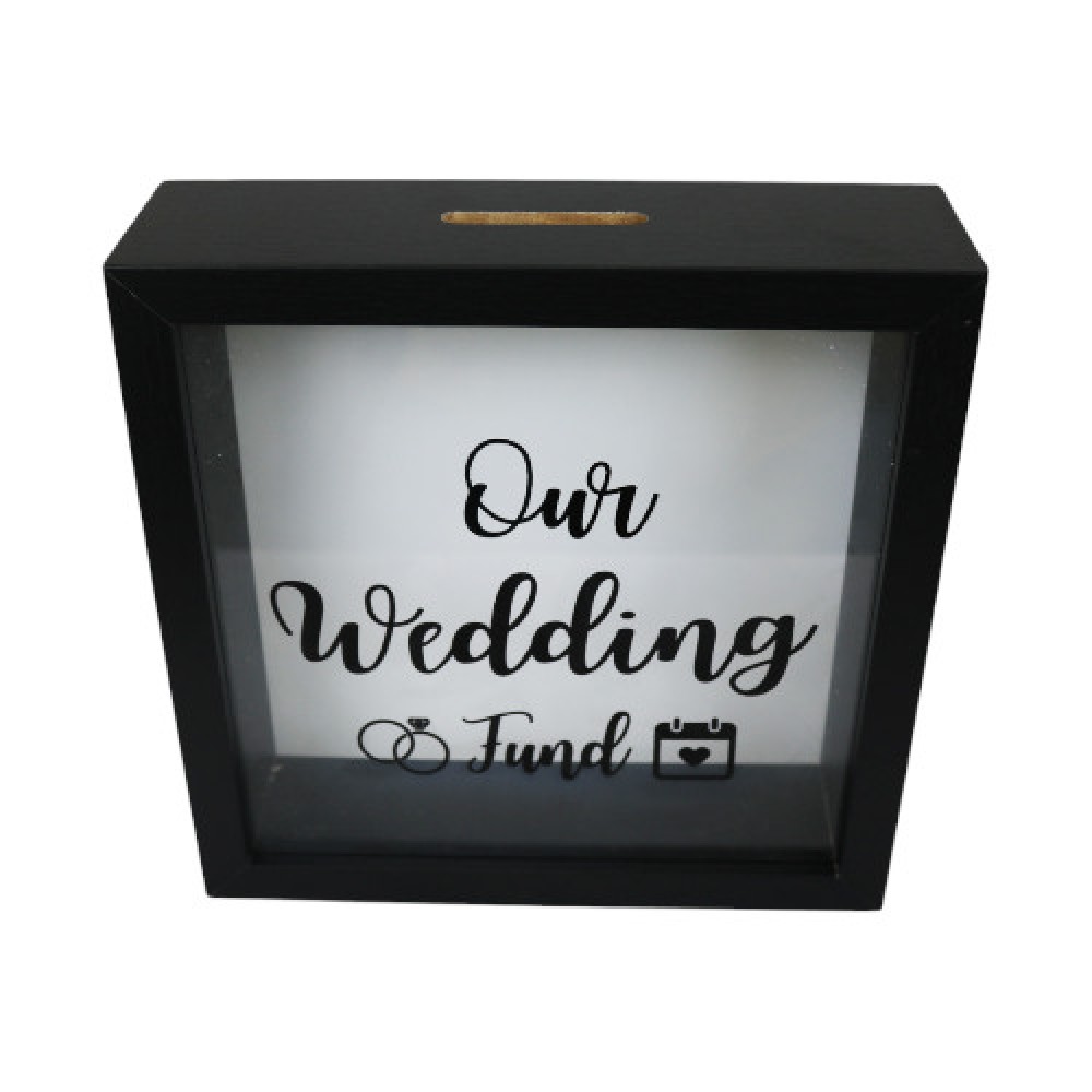 Mila Home - Celebration Fund Shadow Box: Our Wedding Fund