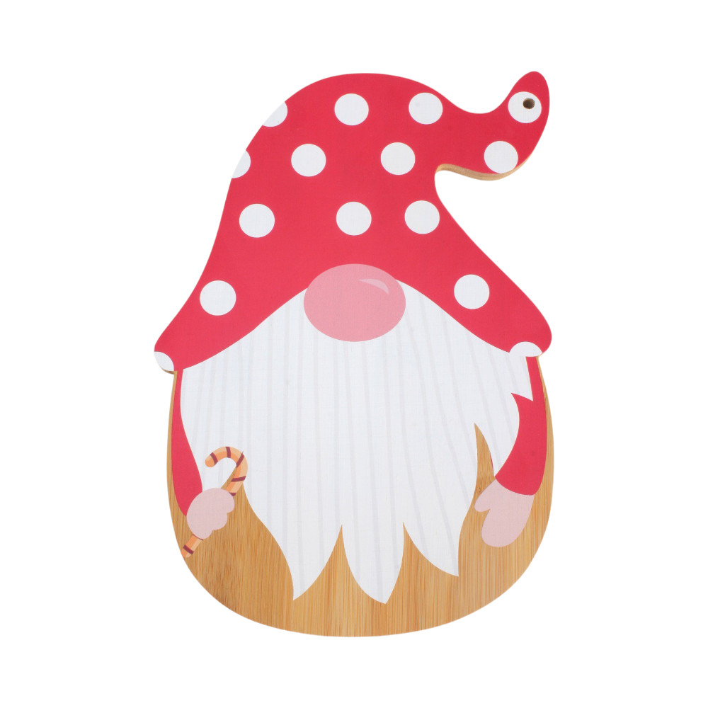 Holiday - Cook with Gnome Bamboo Cutting Board