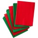 Gift Tissue - Premium Quality Wrapping Tissue - 60 Sheets (Red & Green)