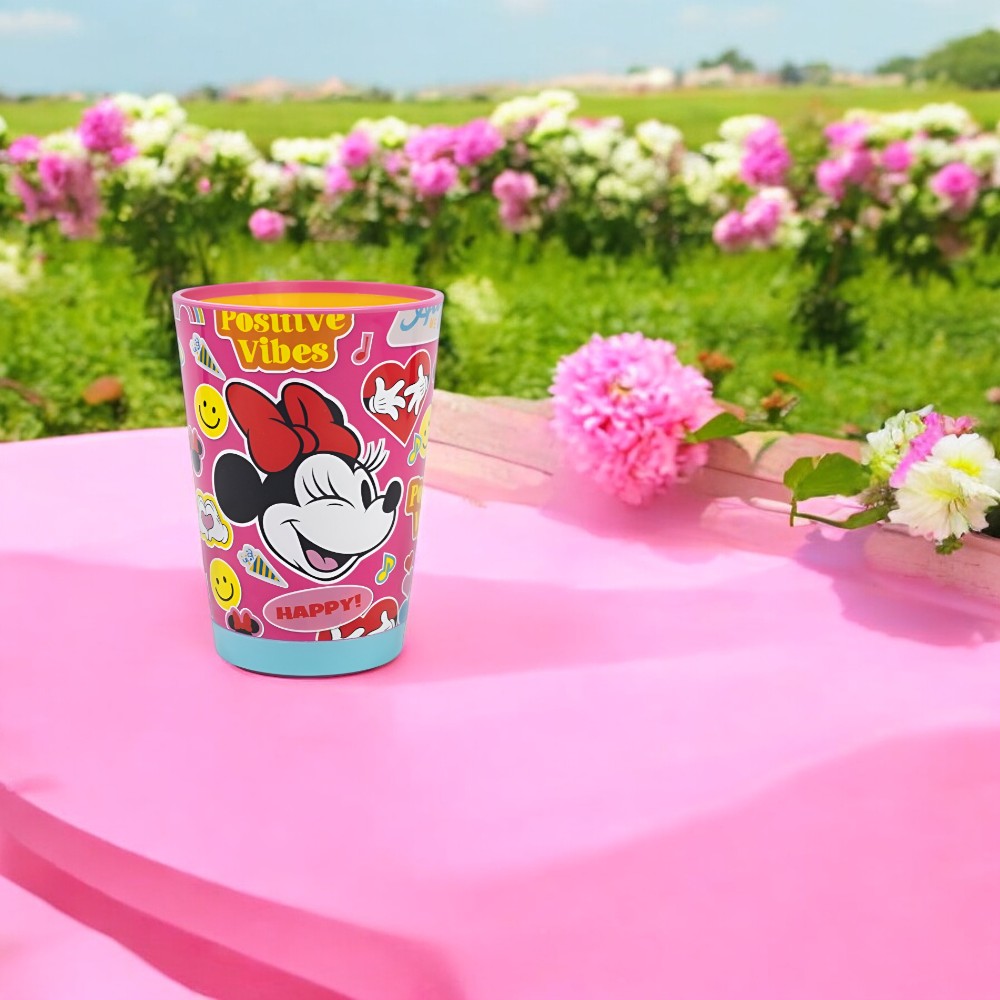 Disney-Stor Drop Safe PP Tumbler 470ml Minnie Mouse Flower Power, 74479