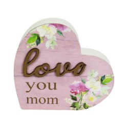 OMG - Love you mom Wooden Décor