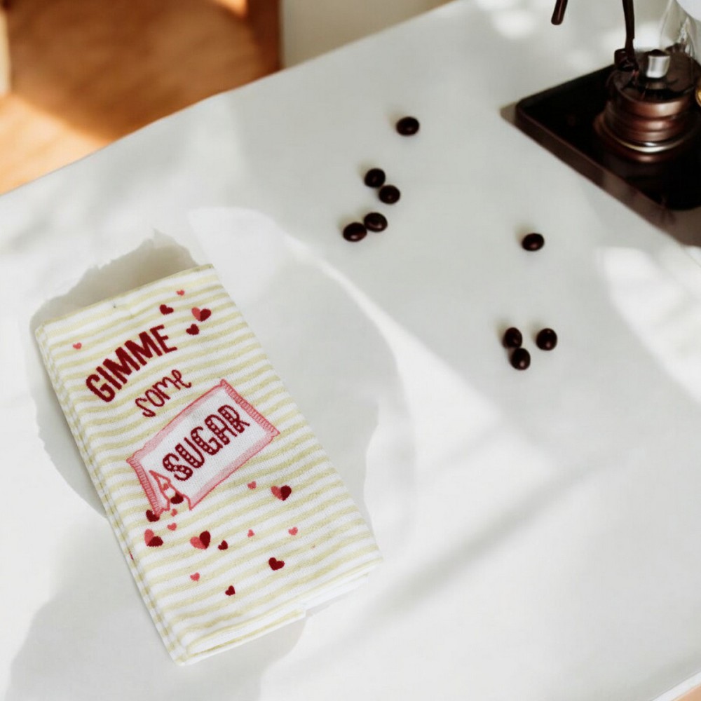 Gimme Some Sugar Kitchen Towel Set of 2 