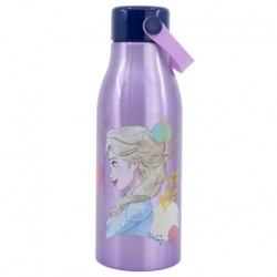 Disney-Stor Flexi Handle Aluminium Bottle 760ml Frozen Trust The Journey, 74261