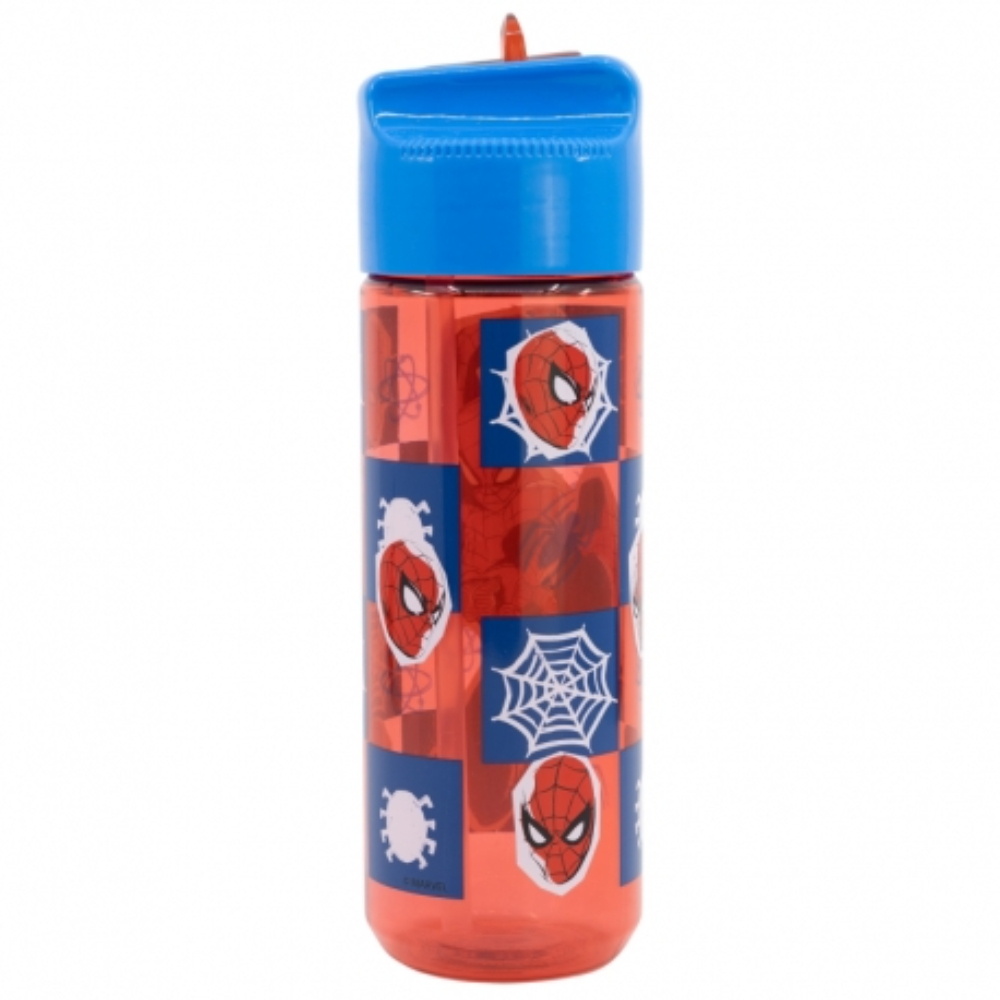 Disney-Stor Large Ecozen Hydro Bottle 540ml Spiderman Arachnid Grid, 74723