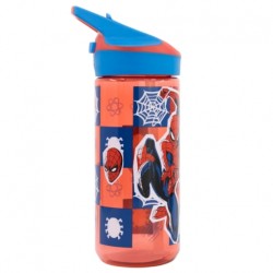 Disney-Stor Medium Ecozen Premium Bottle 620ml Spiderman Arachnid Grid, 74797