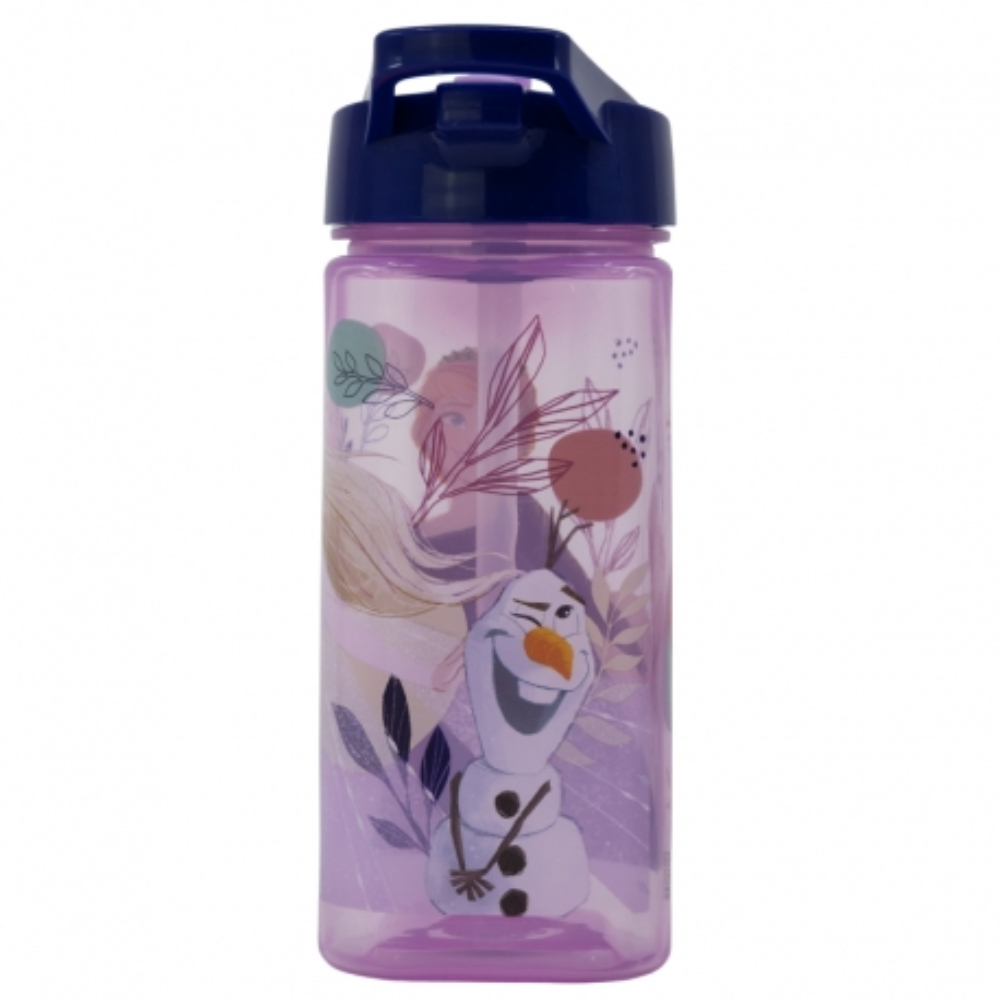 Disney Stor Square Water Bottle 510ml Frozen Trust The Journey, 74214