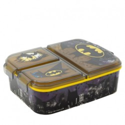 Stor Multi Compartment Sandwich Box Batman Symbol, 85520