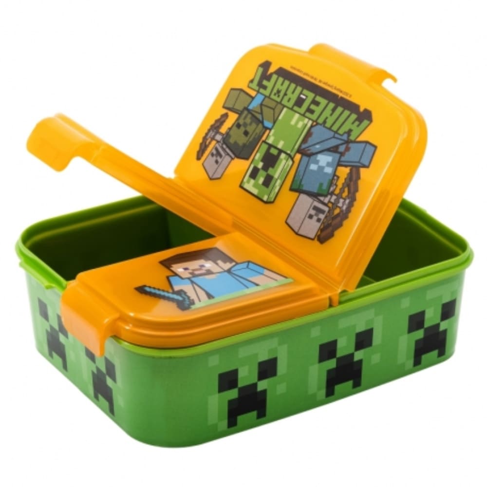 Disney Stor Multi Compartment Sandwich Box Minecraft, 40420