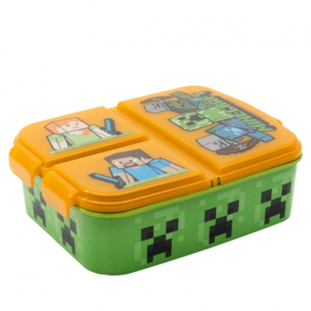 Disney Stor Multi Compartment Sandwich Box Minecraft, 40420