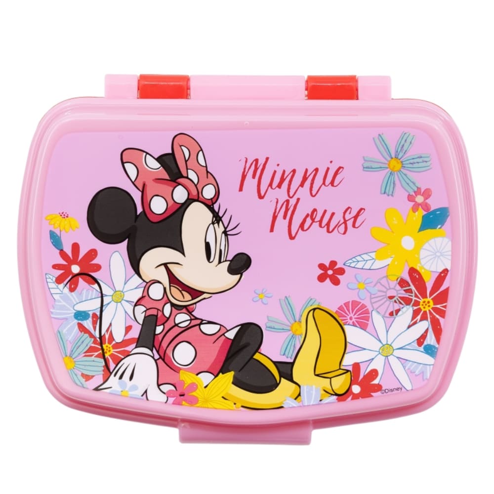 Stor Funny Sandwich Box Minnie Mouse Spring Look, 74474