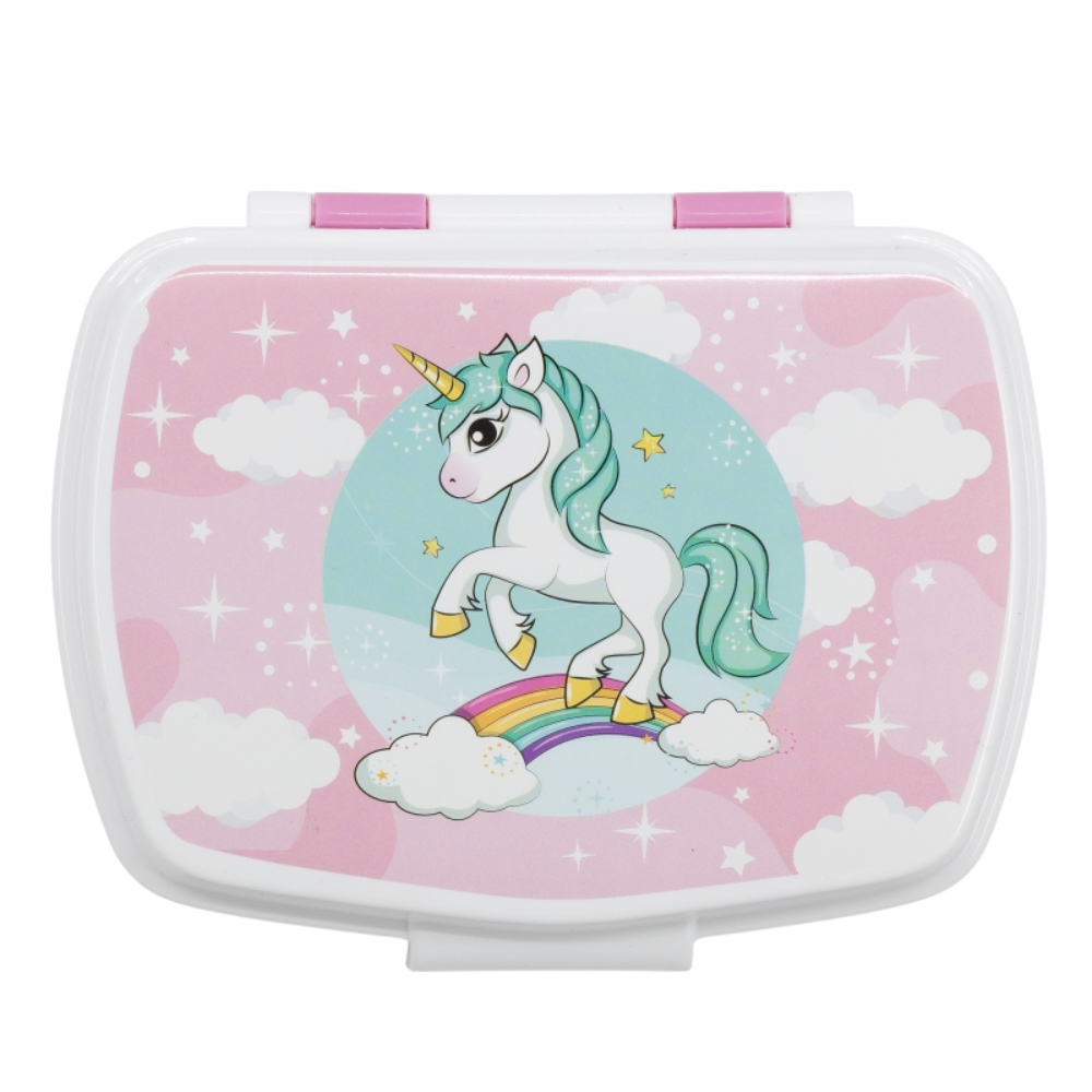 Stor Funny Sandwich Box Unicorn Range Rtd, 9561