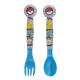 Disney Stor 2 Pcs PP Cutlery Set In Polybag Pokemon Distorsion, 8017