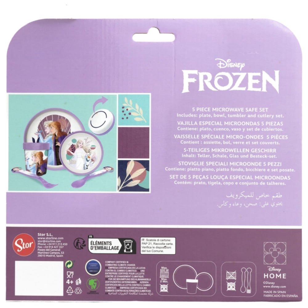  Disney Stor Non Slip 5 Pcs Bicolor Premium Set In Standard Box Frozen Trust The Journey, 74285