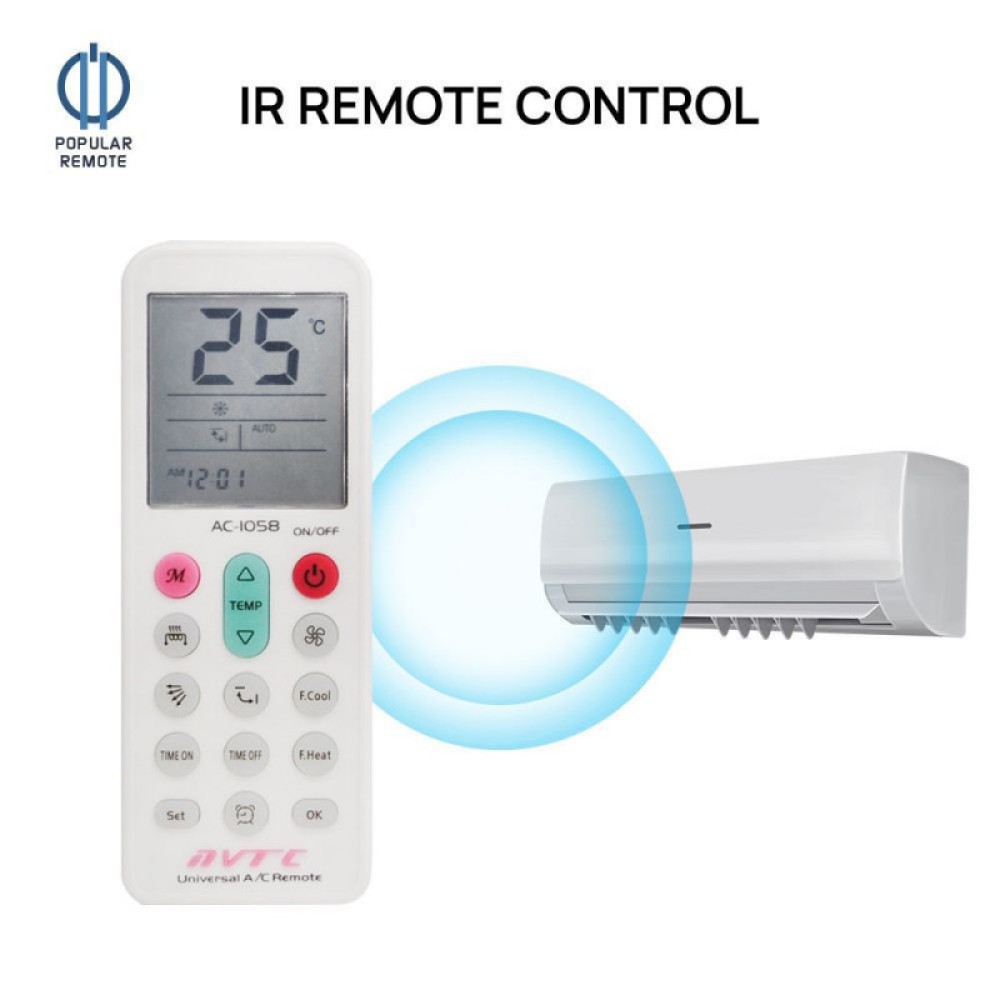 Universal Air Conditioner Remote Control K-1058 AC-1058