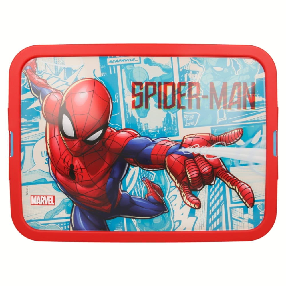 Disney Stor Storage Click Box 13L Spiderman Comic Book, 2625