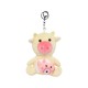  Plush Cow Keychain - 13 cm