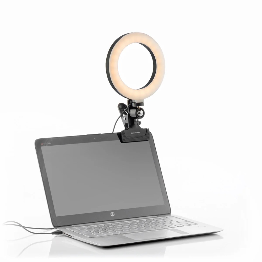 InnovaGoods Selfie Ring Light With Clip Lumahoop, V0103566