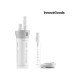 InnovaGoods 4-In-1 Travel Liquid Dispenser Fordrops, V0103220, Each compartment typically holds around 30-50 ml,  Approximately 120-200 ml total (depending on the design)