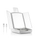 InnovaGoods 3-In-1 Folding Led Mirror With Make-Up Organiser Panomir, V0103402