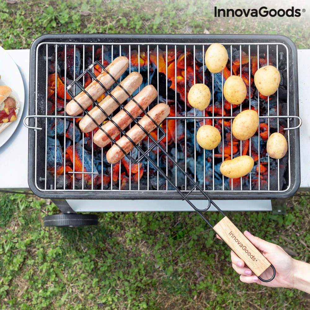 InnovaGoods Barbecue Grill For Sausages Sosket, V0103473, designed to make grilling sausages, hot dogs, and similar items more efficient and enjoyable.