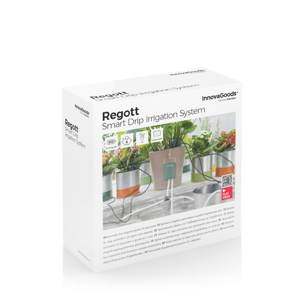 InnovaGoods Automatic Drip Watering System For Plant Pots Regott, V0103438, a smart and efficient way to keep plants hydrated without the need for constant attention