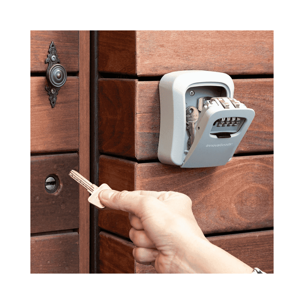 InnovaGoods Safety Deposit Box For Keys Lork, V0103479, practical and secure way to store and share keys without compromising security. 