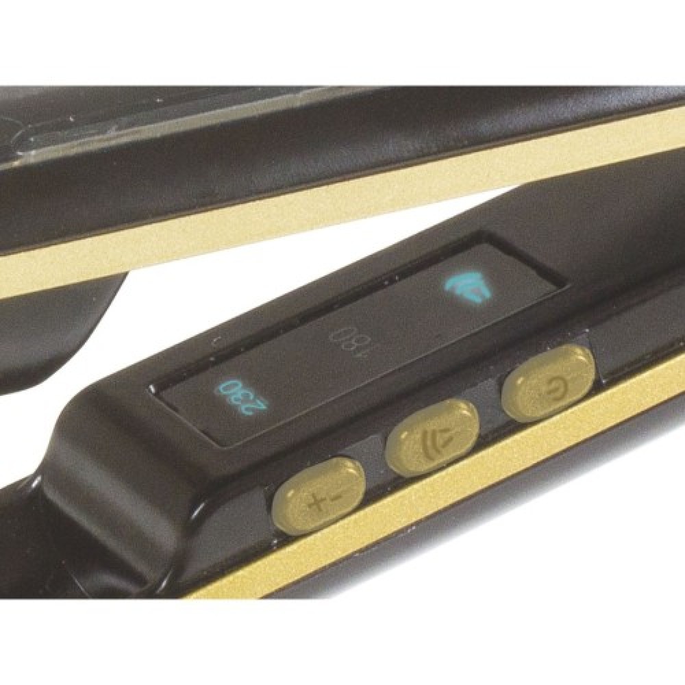 Beper Steam Hair Straightener, Ceramic-coated plates,150°C to 230°C 40.452