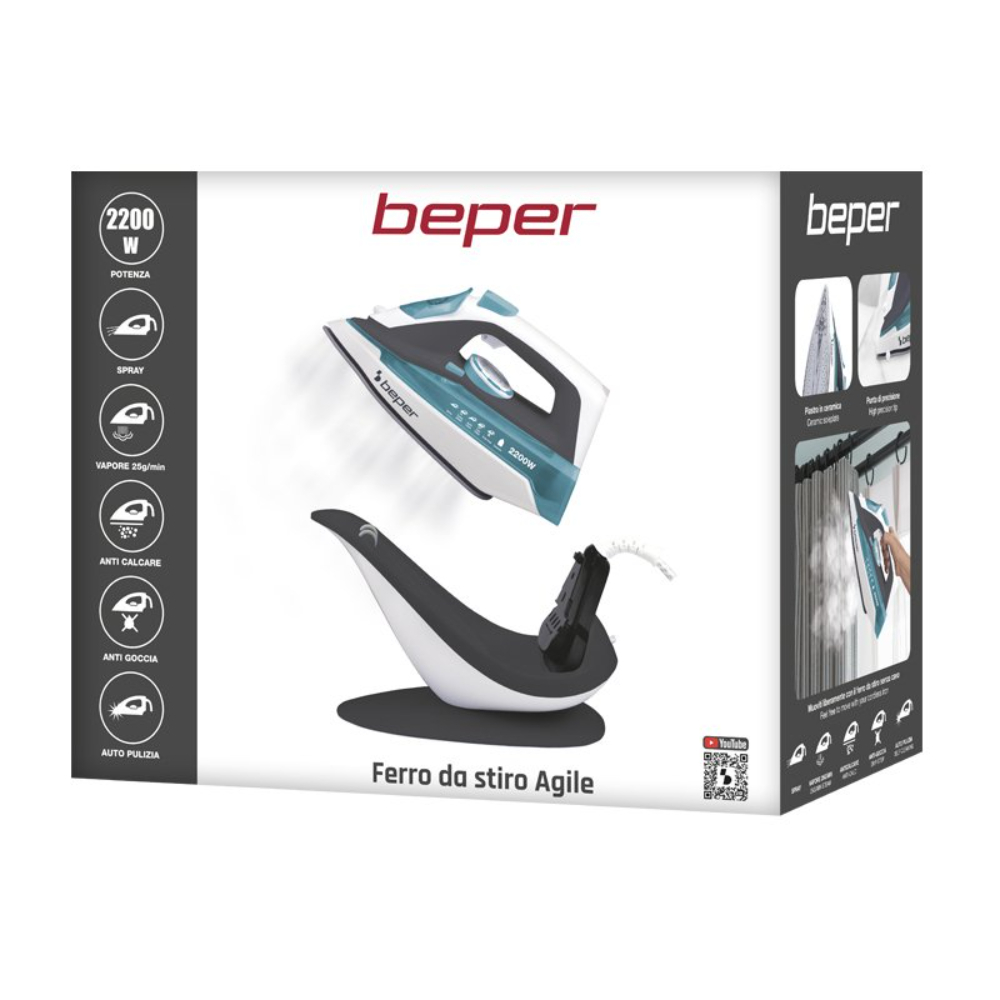 Beper Cordless Steam Iron 300ML Tank, 50.161