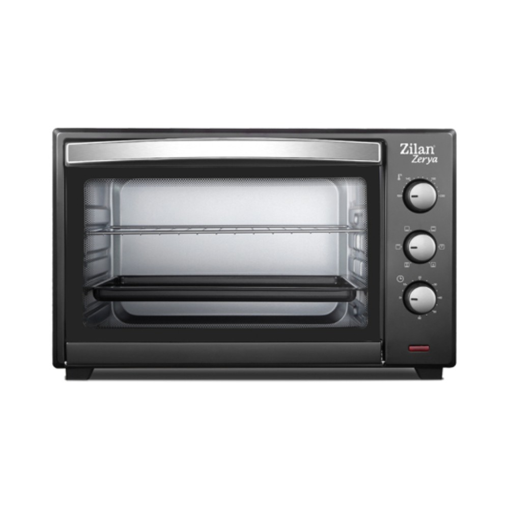 Zilan Electric Oven Zerya 45L, Thermostat, Timer, Double Glass, 2000W, ZLN3727, a versatile kitchen appliance designed to elevate your cooking experience.