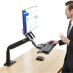 NB Desk Mount with Keyboard Tray- NB35