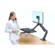 NB Standing Desk Sit Stand Adjustable Work Station Heavy Duty Fits 22-32 Inch - NB40 