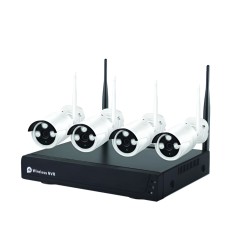Wireless Security Surveillance Camera with 4 Channels - KIT400CH