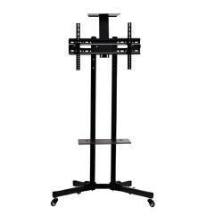 Conqueror Moving Floor Stand with Shelf for LED / LCD / Plasma TV 30''-55'' - HFL3
