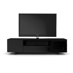 Table Stand Black Gloss Wood TV Console - HT60B
