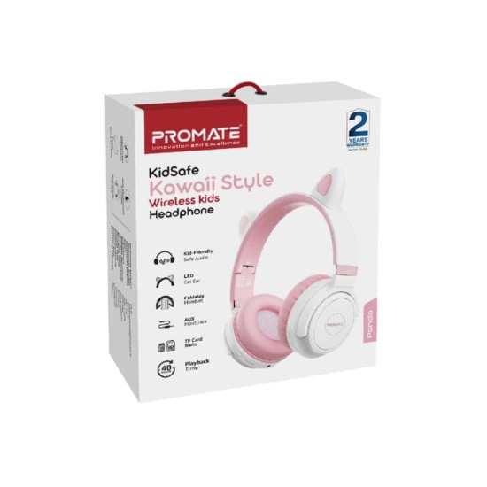 Promate KidSafe Kawaii Style Wireless Kids Headset
