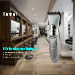 Kemei Rechargeable Waterproof Electric Hair Clipper 