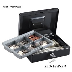 Hay-Power Cash Box with Money Tray
