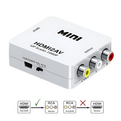 HDMI to AV 3RCA  Video Audio Converter Adapter 