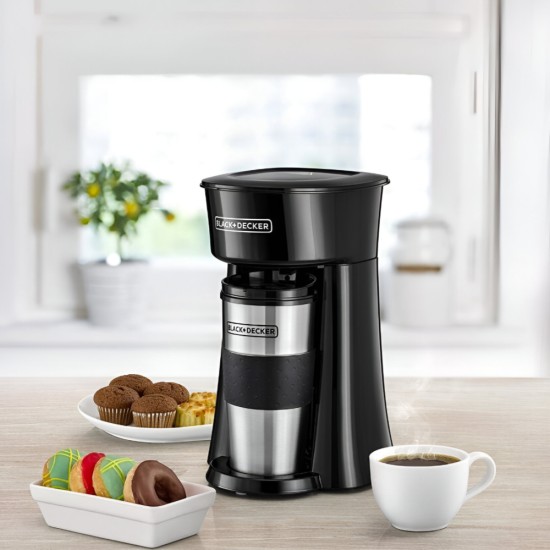 Black & Decker Coffee Machine With Travel Mug 