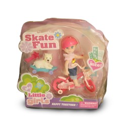 My Little Girls - Skate Fun - Blonde Doll