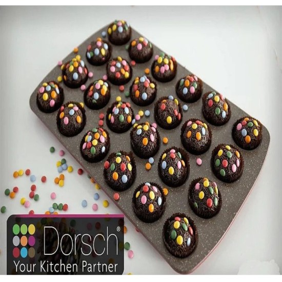 Kitchen Set nb.2:  Brownies Muffin Pans -12 Cups (2 pcs) & Mini Muffin Pan 24 CUPS (1pc) 