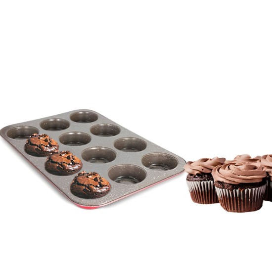 Kitchen Set nb.2:  Brownies Muffin Pans -12 Cups (2 pcs) & Mini Muffin Pan 24 CUPS (1pc) 