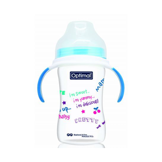 Optimal Extra W/ N Feeding Bottle W/Handle 240ml