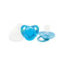 Optimal Round Nipple Silicone Pacifier 0+